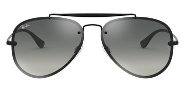 Ray-Ban® Blaze Aviator RB3584N RB3584N 153/11 61 - Demi Gloss Black with Gray Gradient Dark Gray lenses Sunglasses