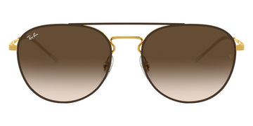 Ray-Ban® RB3589 RB3589 905513 55 - Brown On Arista with Brown Gradient Dark Brown lenses Sunglasses