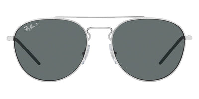 Ray-Ban® RB3589 RB3589 925181 55 - Silver with Dark Gray Polarized lenses Sunglasses