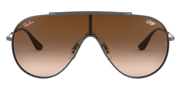 Ray-Ban® Wings RB3597 RB3597 004/13 33 - Gunmetal with Brown Gradient lenses Sunglasses