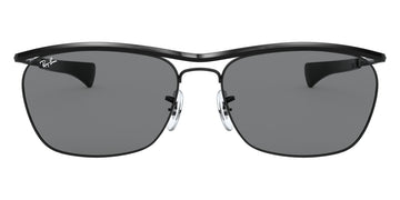 Ray-Ban® Olympian Ii Deluxe RB3619 RB3619 002/B1 60 - Black with Dark Gray lenses Sunglasses