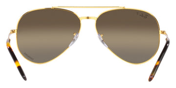 Ray-Ban® New Aviator RB3625 RB3625 92023F 62 - Rose Gold with Clear Gradient Blue lenses Sunglasses