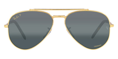 Ray-Ban® New Aviator RB3625 RB3625 9196G5 58 - Legend Gold with Polarized Clear Gradient Dark Brown lenses Sunglasses