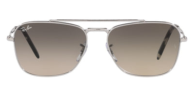 Ray-Ban® New Caravan RB3636 RB3636 003/32 55 - Silver with Clear Gradient Gray lenses Sunglasses