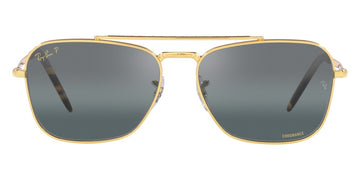 Ray-Ban® New Caravan RB3636 RB3636 9196G5 58 - Legend Gold with Polarized Clear Gradient Dark Brown lenses Sunglasses