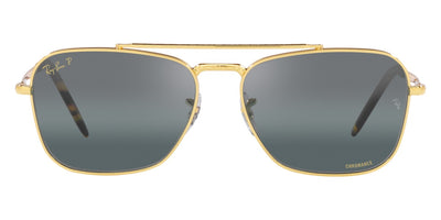 Ray-Ban® New Caravan RB3636 RB3636 9196G5 58 - Legend Gold with Polarized Clear Gradient Dark Brown lenses Sunglasses