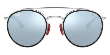 Ray-Ban® Ferrari RB3647M RB3647M F03130 51 - Silver with Light Green Mirrored Silver lenses Sunglasses