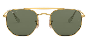 Ray-Ban® The Marshal RB3648 RB3648 001 51 - Arista with G-15 Green lenses Sunglasses