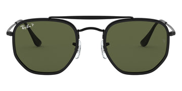 Ray-Ban® The Marshal Ii RB3648M RB3648M 002/58 52 - Black with G-15 Green Polarized lenses Sunglasses