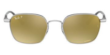 Ray-Ban® Chromance RB3664Ch RB3664CH 003/6O 50 - Silver with Green Mirrored Gold Gradient Polarized lenses Sunglasses