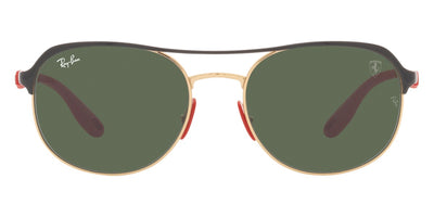 Ray-Ban® Scuderia Ferrari Collection RB3685M RB3685M F06171 58 - Black on Arista with Dark Green lenses Sunglasses