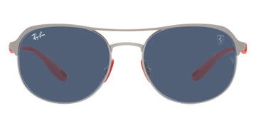 Ray-Ban® Scuderia Ferrari Collection RB3685M RB3685M F07180 58 - Matte Gray on Gunmetal with Dark Blue lenses Sunglasses