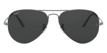 Ray-Ban® Aviator Metal Ii RB3689 RB3689 004/S2 55 - Gunmetal with Blue Polarized lenses Sunglasses