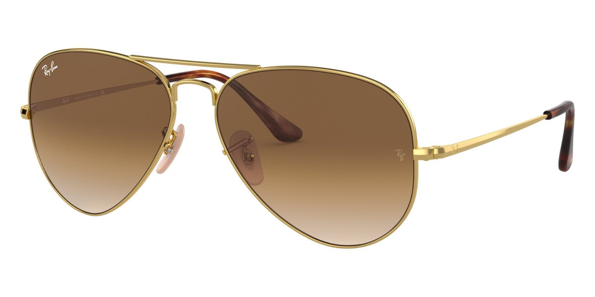 Ray-Ban® Aviator Metal Ii RB3689 RB3689 914751 55 - Arista with Clear Gradient Brown lenses Sunglasses