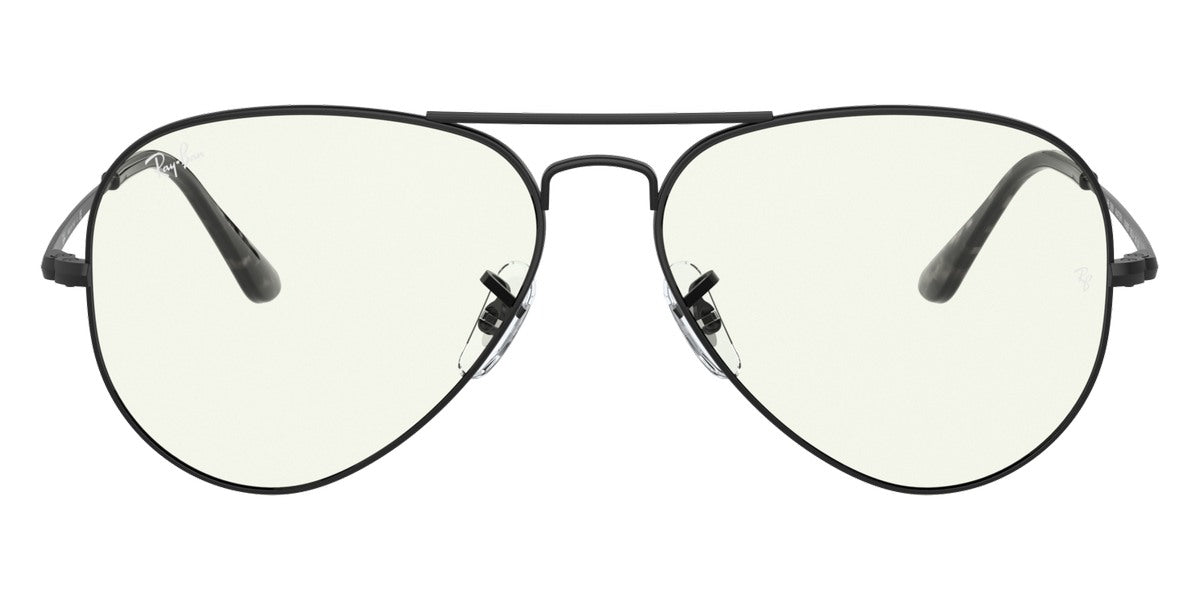 Ray-Ban® Aviator Metal Ii RB3689 RB3689 914831 55 - Black with G-15 Green lenses Sunglasses