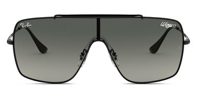 Ray-Ban® Wings Ii RB3697 RB3697 002/11 35 - Black with Gray Gradient Dark Gray lenses Sunglasses