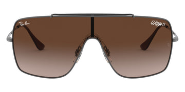 Ray-Ban® Wings Ii RB3697 RB3697 004/13 35 - Gunmetal with Brown Gradient Dark Brown lenses Sunglasses