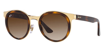 Ray-Ban® Bonnie RB3710 RB3710 001/M1 50 - Havana on Gold with Clear/Green Photochromic lenses Sunglasses