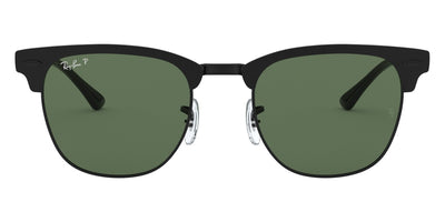 Ray-Ban® Clubmaster Metal RB3716 RB3716 900471 51 - Black On Silver with Light Gray Gradient Dark Gray lenses Sunglasses