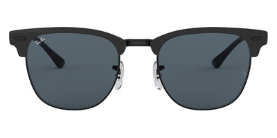 Ray-Ban® Clubmaster Metal RB3716 RB3716 9256B1 51 - Gray on Black with Dark Gray lenses Sunglasses