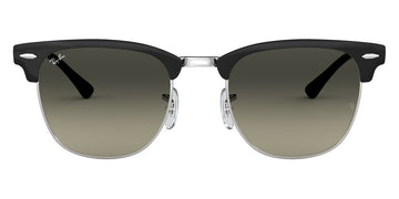 Ray-Ban® Clubmaster Metal RB3716 RB3716 9158AH 51 - Matte Gray On Arista with Gray Bi-Mirrored Gray lenses Sunglasses