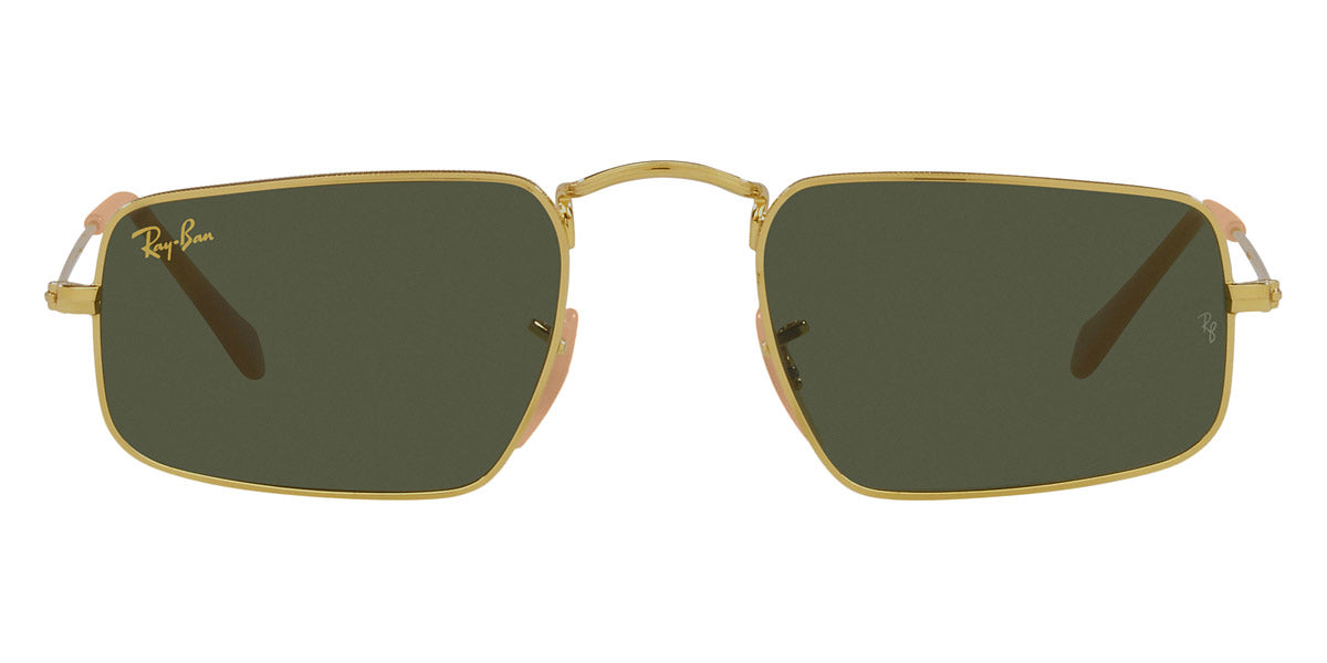 Ray-Ban® Julie RB3957 RB3957 920231 52 - Rose Gold with Green lenses Sunglasses