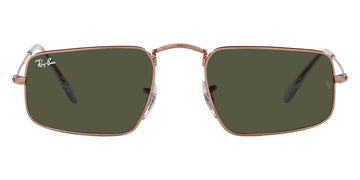 Ray-Ban® Julie RB3957 RB3957 920231 49 - Rose Gold with Green lenses Sunglasses