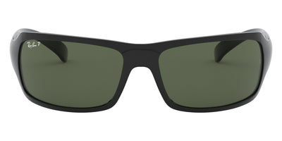 Ray-Ban® RB4075 RB4075 601/58 61 - Black with Dark Green lenses Sunglasses