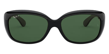 Ray-Ban® Jackie Ohh RB4101 RB4101 601/58 58 - Black with Dark Green lenses 601/58 Sunglasses