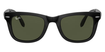 Ray-Ban® Folding Wayfarer RB4105 RB4105 601 50 - Black with G-15 Green lenses Sunglasses