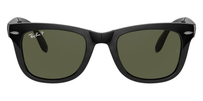 Ray-Ban® Folding Wayfarer RB4105 RB4105 601 54 - Black with G-15 Green lenses Sunglasses