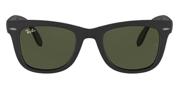 Ray-Ban® Folding Wayfarer RB4105 RB4105 601/58 50 - Black with G-15 Green lenses 601/58 Sunglasses