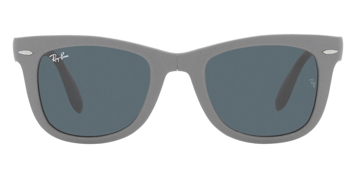 Ray-Ban® Folding Wayfarer RB4105 RB4105 601S 54 - Matte Black with G-15 Green lenses Sunglasses