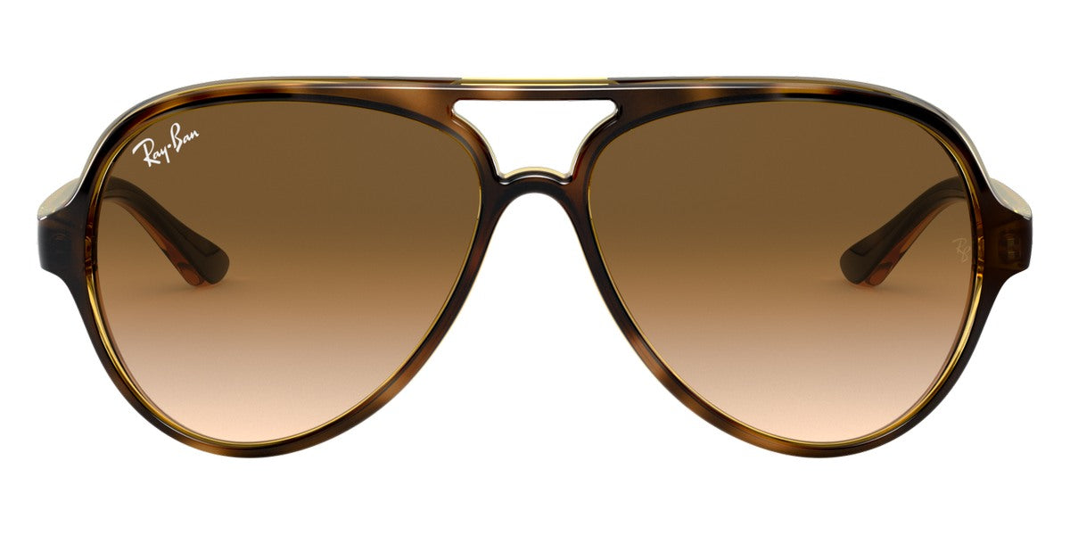 Ray-Ban® Cats 5000 RB4125 RB4125 710/51 59 - Light Havana with Clear Gradient Brown lenses Sunglasses