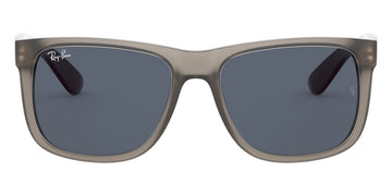 Ray-Ban® Justin RB4165 RB4165 646980 51 - Bordeaux Metallic on Black with Dark Blue lenses Sunglasses