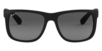 Ray-Ban® Justin RB4165F RB4165F 601/71 55 - Black with Dark Green lenses Sunglasses