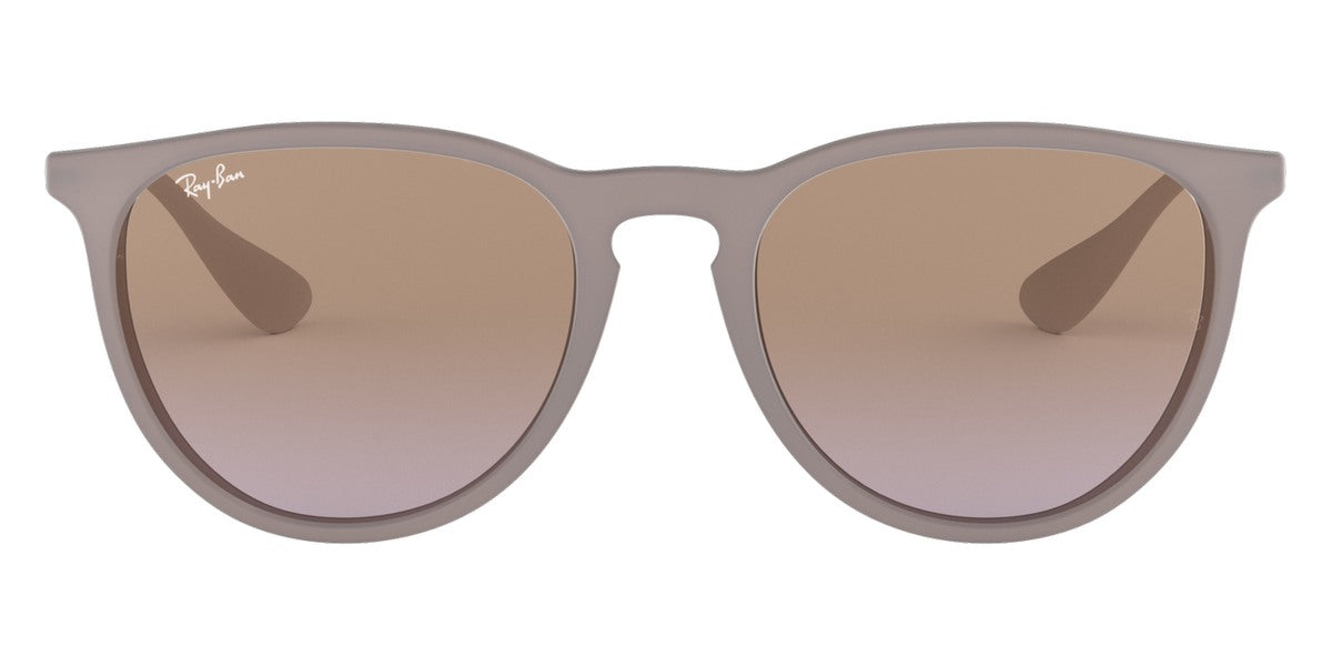 Ray-Ban® Erika RB4171 RB4171 600068 54 - Dark Rubber Sand with Violet Gradient Brown lenses Sunglasses