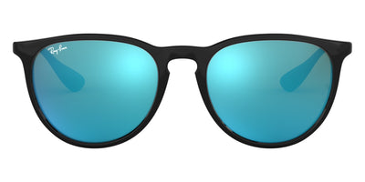 Ray-Ban® Erika RB4171 RB4171 601/55 54 - Black with Blue Flash lenses Sunglasses