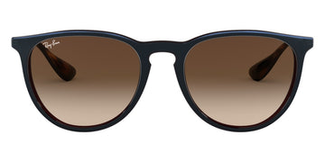 Ray-Ban® Erika RB4171 RB4171 631513 54 - Mirrored Blue On Light Brown with Brown Gradient Dark Brown lenses Sunglasses