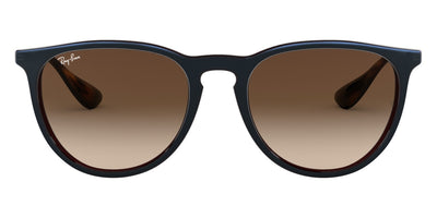 Ray-Ban® Erika RB4171 RB4171 631513 54 - Mirrored Blue On Light Brown with Brown Gradient Dark Brown lenses Sunglasses