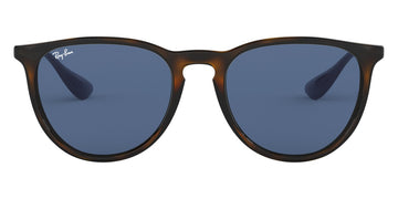 Ray-Ban® Erika RB4171 RB4171 639080 54 - Havana with Dark Blue lenses Sunglasses