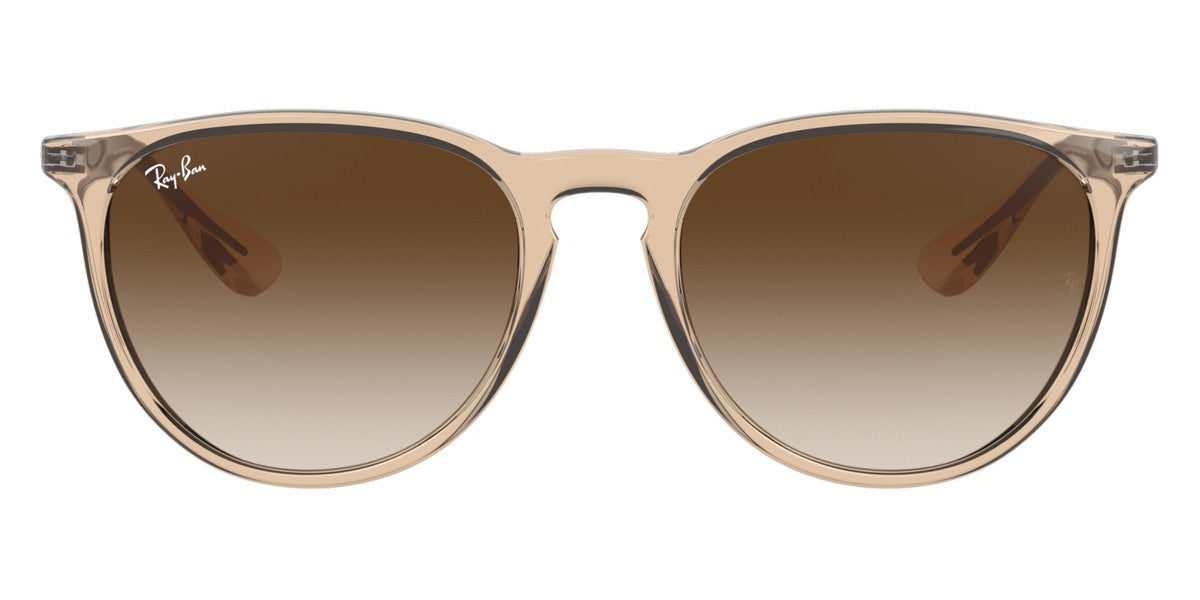 Ray-Ban® Erika RB4171 RB4171 651413 54 - Transparent Light Brown with Brown Gradient Dark Brown lenses Sunglasses