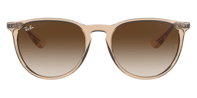 Ray-Ban® Erika RB4171 RB4171 651413 54 - Transparent Light Brown with Brown Gradient Dark Brown lenses Sunglasses