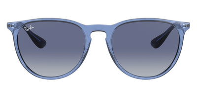 Ray-Ban® Erika RB4171 RB4171 65154L 54 - Transparent Blue with Light Gray Gradient Dark Blue lenses Sunglasses