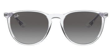 Ray-Ban® Erika RB4171 RB4171 651611 54 - Transparent with Light Gray Gradient Dark Gray lenses Sunglasses