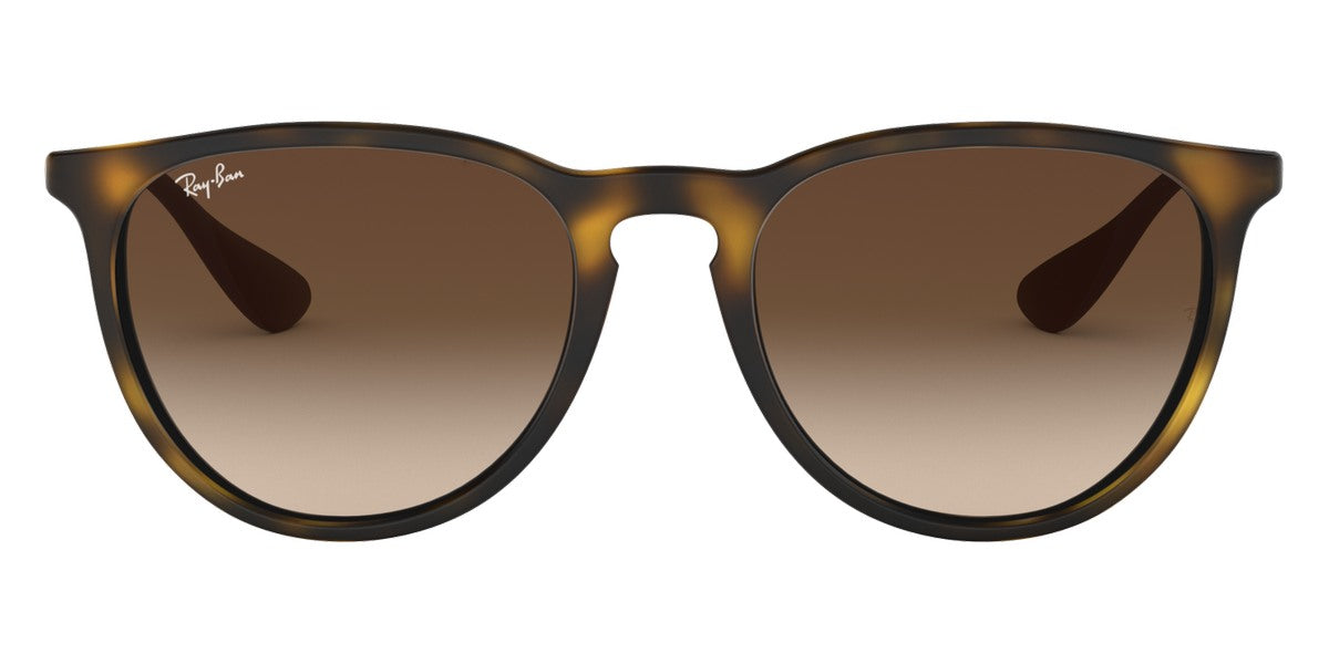 Ray-Ban® Erika RB4171 RB4171 865/13 54 - Rubber Havana with Brown Gradient Dark Brown lenses Sunglasses