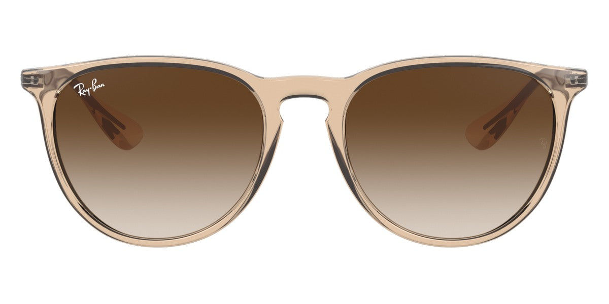 Ray-Ban® Erika RB4171F RB4171F 651413 57 - Transparent Light Brown with Brown Gradient Dark Brown lenses Sunglasses