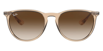 Ray-Ban® Erika RB4171F RB4171F 651413 57 - Transparent Light Brown with Brown Gradient Dark Brown lenses Sunglasses