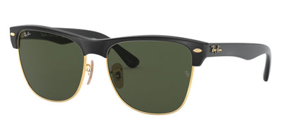 Ray-Ban® Clubmaster Oversized RB4175 RB4175 877/M3 57 - Demi Gloss Black with Gray Gradient Dark Gray lenses Sunglasses