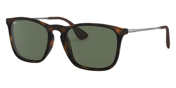 Ray-Ban® Chris RB4187 RB4187 666381 54 - Transparent Green with Dark Gray Polarized lenses Sunglasses